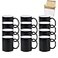 HomeVss 11oz Color Changeable Sublimation Mug Black Packed in White Box Case of 12