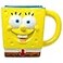 Silver Buffalo SpongeBob SquarePants 3D Sculpted Ceramic Mug 20 Ounces