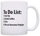 ThisWear Engineer To Do List Mug Funny Be Awesome List Engineer Gift Coffee Mug Tea Cup White