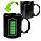 Nofinis Heat Changing Coffee Mug for Dad Magic Color Changing Ceramic Cup That Reveals Hidden Message with Hot Coffee Gift for Fathers Day Birthday Christmas Dishwasher Safe