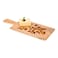 Restaurantware165 Inch x 7 Inch Serving Board 1 With Handle Cheese Platter Board Rectangle Large Countryside Brown Faux Wood Charcuterie Serving Tray Wont Break For Appetizers And Spreads