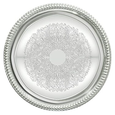 Winco CMT14 Round Tray 14Inch ChromeMedium