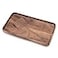 Marley Natural Walnut Tray Small MultiUse Wooden Tray with Magnetic Scraper Sustainable American Black Walnut Teak Oil Finish Contoured Corner Design for Easy Preparation Elegant Home Dcor