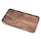Marley Natural Walnut Tray Small MultiUse Wooden Tray with Magnetic Scraper Sustainable American Black Walnut Teak Oil Finish Contoured Corner Design for Easy Preparation Elegant Home Dcor