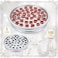 Zhehao 1 Pcs Communion Trays for Churches Set Church Supplies Plates for Church with Disposable Cups Silver