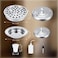 Zhehao 2 Pcs Communion Set Holy Trays for Churches with Lid Communion Plates with Lid Churches Cups Filler and Disposable Cups Supplies Silver