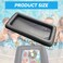 ABSOK Ice Buffet Serving Tray Drink Cooler with Drain PlugInflatable Ice Serving Buffet Bar Inflatable Cooler for Parties Food 52 x 24 x 5 Black
