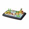 ABSOK Ice Buffet Serving Tray Drink Cooler with Drain PlugInflatable Ice Serving Buffet Bar Inflatable Cooler for Parties Food 52 x 24 x 5 Black