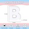 RUFHVTY 11 Acrylic Letter Charcuterie Box Reusable Fillable Alphabet Number Shaped Form Tray for Birthday Anniversaries Party Decorative Serving Plates Display Candy Cake B