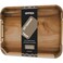 Upper Acacia Wood Ottoman Tray 17x13 Inches with Handles Decorative Serving Tray for Coffee Table Breakfast Tray with AntiSkid Pads