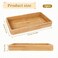 SynHHergyx Wicker Storage Basket Rattan Tray Rectangular Wicker Basket Decorative Serving Tray Fruit Baskets Food Serving Holders Woven Baskets for Storage Home Kitchen Restaurant Decor 146 x 9 x 2 in