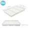 AMGBZT Divided Serving Tray Platter 4 Pack 15 x 10 Fruit Veggie Food Tray for Party Plastic Serving Trays for Appetizer Snack Dessert Cookie Brunch Decorations Platters White Trays BPAFree