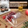 Tiangrid 4 Pack Clear Acrylic Serving Tray with Dome Lid Rectangular Food Tray for Cake Dessert Buffet Serving Food Banquets Parties Restaurant Display1083 x 846 x 559 in
