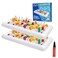 BCWATERFUNPD Inflatable Cooler Table 2 Pack Inflatable Serving Bars Floating Pool Cooler Bar Ice Buffet Serving Trays Keep Food Drinks Salad Cool Party Supplies for BBQ Picnic