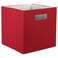 DII Collapsible Polyester Storage Cube Solid Lightweight and Durable Small Square 11x11x11 Rust