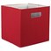 DII Collapsible Polyester Storage Cube Solid Lightweight and Durable Small Square 11x11x11 Rust