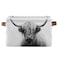 xigua Scottish Highland Cow Print Storage Bin Collapsible Canvas Storage Basket Closet Organizer with Handles for Bedroom Nursery Shelves Laundry Room 1 Pack