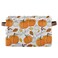 senya Thanksgiving Basket Fall Basket Pumpkin Leaves Autumn Foldable Fabric Collapsible Storage Bins Organizer Bag for Storage