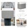 DULLEMELO Storage Baskets 17 inch Large Basket for Blanket Living Room Foldable Storage Bins Baskets for Organizing 3 Pack Blanket Storage Baskets Organizer for HomeOfficeClosetWhiteGrey