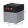 Temary Storage Baskets Fabric Storage Cubes 4 Pack Basket for Organizing Collapsible Cloth Baskets with Handles for Shelves Closet BlackGray