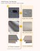 FABINADO Foldable Fabric Storage Bins Cubes 13x15x13 Inch Kallax Cubby Bins with Dual Handles Graphite Gray 4 Pack