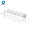 iDesign Magnetic Medium Clear Plastic Organizer Bins for Laundry Room Storage