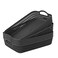 Zerdyne 6 Packs Large Plastic Storage Basket Tray with Handle Shallow Paper Storage Basket Gray