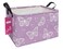 INGHUA Rectangular Storage Basket Fabric Organizer Bin for ToysBooksClothesGiftsPetsPerfect for HomeOfficeNurseryDormShelfRecbutterfly