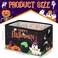 Yeyeplum Halloween Storage Basket Halloween Spooky Basket Foldable Organizer Bins with Handle Pumpkin Candy Gift Storage Container