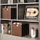ICERZCZ Wicker Storage Baskets for Organizing Shelves Paper Rope Woven Basket for Storage Wicker Storage Cubes Bins 11x1025x11 2 Packs Brown