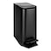 TIPGO Slim Bathroom Trash Can with Lid Soft Close Step Pedal 6 Liter 16 Gallon Stainless Steel Trash Bin Small Garbage Cans for Bedroom Office Kitchen Matte Black