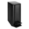 TIPGO Slim Bathroom Trash Can with Lid Soft Close Step Pedal 6 Liter 16 Gallon Stainless Steel Trash Bin Small Garbage Cans for Bedroom Office Kitchen Matte Black