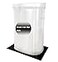 Luccov Trash Can Mat Waterproof Raised Edge Silicone Under Garbage Can Mat 118 X189 NonSlip Trash Can Pad for Kitchen Office Bedroom Reduce Floor Carpet Wall Scratches Black