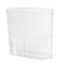 Anyoifax Small Trash Can Slim Garbage Can 3 Gallon Waste Basket Trash Bin Container for Bathroom Bedroom Living Room Kitchen Office Colleg Dorm Clear