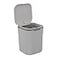 Hommp Recycled Tiny Desktop Trash Can Car Waste Can 05 Gallon Gray