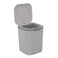Hommp Recycled Tiny Desktop Trash Can Car Waste Can 05 Gallon Gray