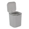 Hommp Recycled Tiny Desktop Trash Can Car Waste Can 05 Gallon Gray