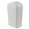Cand 14 L Small Plastic Garbage Can Slim Swing Lid Trash Bins Light Grey