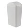 Cand 14 L Small Plastic Garbage Can Slim Swing Lid Trash Bins Light Grey