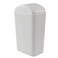 Cand 14 L Small Plastic Garbage Can Slim Swing Lid Trash Bins Light Grey