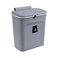 TOPROAD Kitchen Hanging Trash Can 24 Gallon Wall Mounted Counter Waste Compost Bin Small Garbage Can with Lid for CupboardBathroomBedroomOfficeCampingUnder SinkGrey