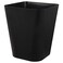 Heagoale Small Bathroom Trash Can Plastic Garbage Can Square Waste Basket Trash Bins Container Bins for Bathroom Office Dorm Room Home Office Under Desk Kitchen Bedroom 3 Pack Black