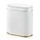 SYNCVIBE Bathroom Trash Can with Lid Automatic 2 Gallon Motion Sensor Garbage Bin 75 Liter Smart Trash Bin Bathroom Decor Plastic Garbage Can Narrow Trash Can for Bedroom Office Living Room