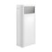 WanWanKa Trash Can with Lid Large Tall 8 Gallon Commercial Trash Can Plastic Waste Bin with Press top Lid White Garbage Can Suitable for Kitchen Bathroom Bedroom Living Room Office