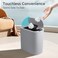TIPGO Automatic Motion Sensor Bathroom Trash Can with Lid 26 Gallon Touchless Trash Bin Smart Garbage Can Plastic Slim Wastebasket for Bedroom Office Dorm Grey