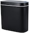 Sooyee 14 Liters Automatic Bathroom Trash Can with Lid 36 Gallon Touchless Sensor Trash Can for Kitchen Office Bedroom Bathroom Living Room Black Plastic