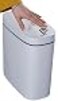 Sooyee 14 Liter Automatic Trash Can with lid36 Gallon Touchless Trash Can or KickGarbage Cans for KitchenBathroomOfficeBedroomLiving RoomWhite