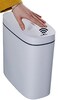 Sooyee 14 Liter Automatic Trash Can with lid36 Gallon Touchless Trash Can or KickGarbage Cans for KitchenBathroomOfficeBedroomLiving RoomWhite