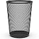 Zuvo Mesh Wastebasket Black Metal Wire Garbage Trash Can for Office Home Bedroom Height 101 Width 10 4 Gallon 16 Quart 1 Black