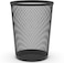 Zuvo Mesh Wastebasket Black Metal Wire Garbage Trash Can for Office Home Bedroom Height 101 Width 10 4 Gallon 16 Quart 1 Black